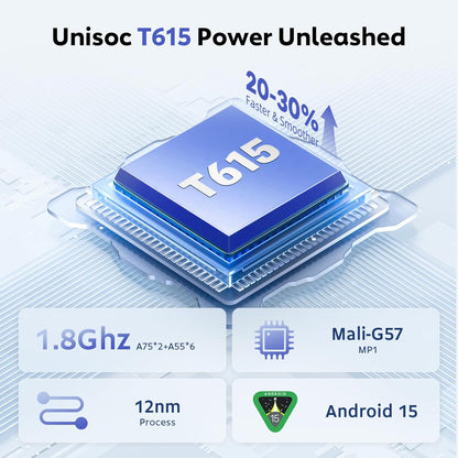 Android 15 Tablet, 10 Inch Tablets Android, Octa-Core, 24GB(8+16) RAM+128GB ROM+1TB Expand, 1280x800 IPS Display, HD Touchscreen, Widevine L1, GPS, 2.4G/5G WiFi, 5MP+8MP Camera, 6000mAh, BT 5.4, Gray