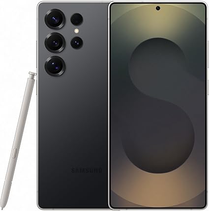 Samsung Galaxy S25 Ultra - Titanium Black, 512GB, AI Smartphone, 6.9" AMOLED Display, 200MP, S-Pen Included, Cross App, Night Video (Unlocked, CAD Version & Warranty)