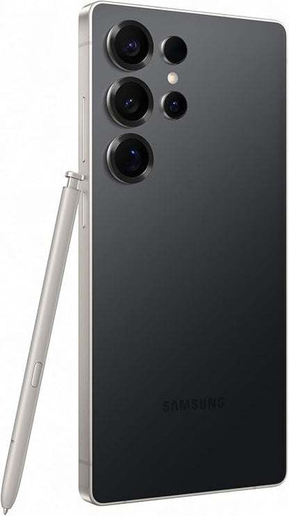 Samsung Galaxy S25 Ultra - Titanium Black, 512GB, AI Smartphone, 6.9" AMOLED Display, 200MP, S-Pen Included, Cross App, Night Video (Unlocked, CAD Version & Warranty)
