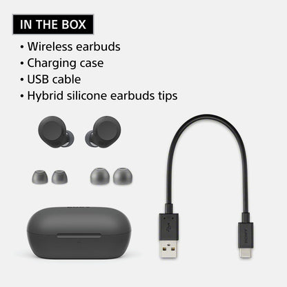 Sony WF-C710N Truly Wireless Noise-Cancelling Earbuds with up to 30-Hour Battery Life, Lightweight and Secure, White