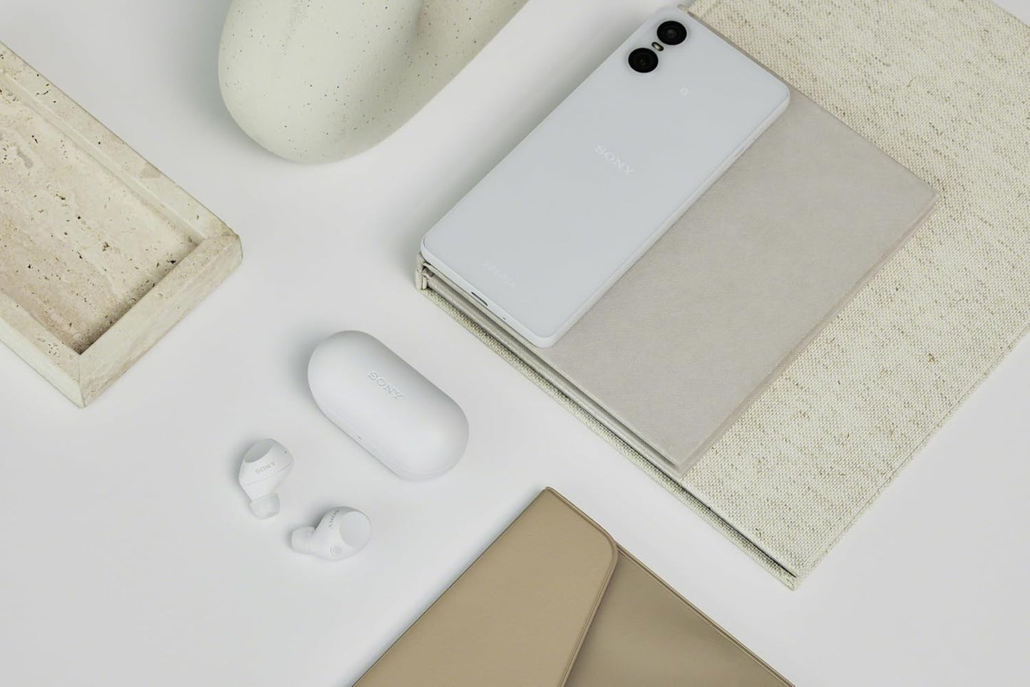 Sony WF-C710N Truly Wireless Noise-Cancelling Earbuds with up to 30-Hour Battery Life, Lightweight and Secure, White